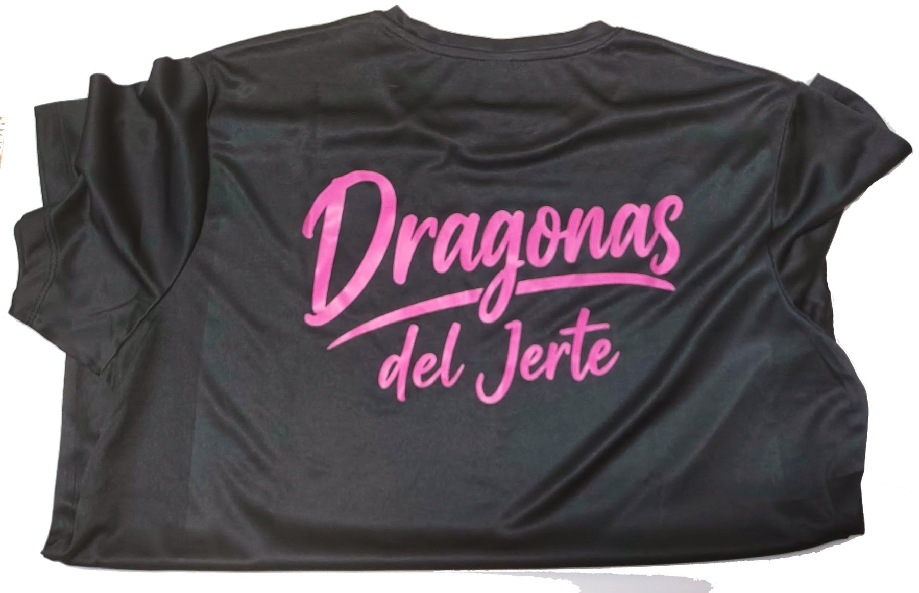 Parte trasera de la camiseta de Dragonas del Jerte